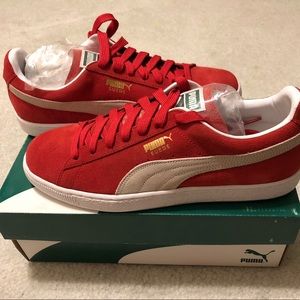 Puma Suede Classic + Red/White